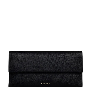 Radley Pockets Black The Chancery Large Flapover Purse